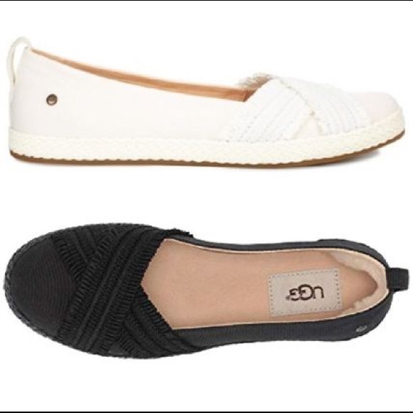 ugg ynez ruffle flat